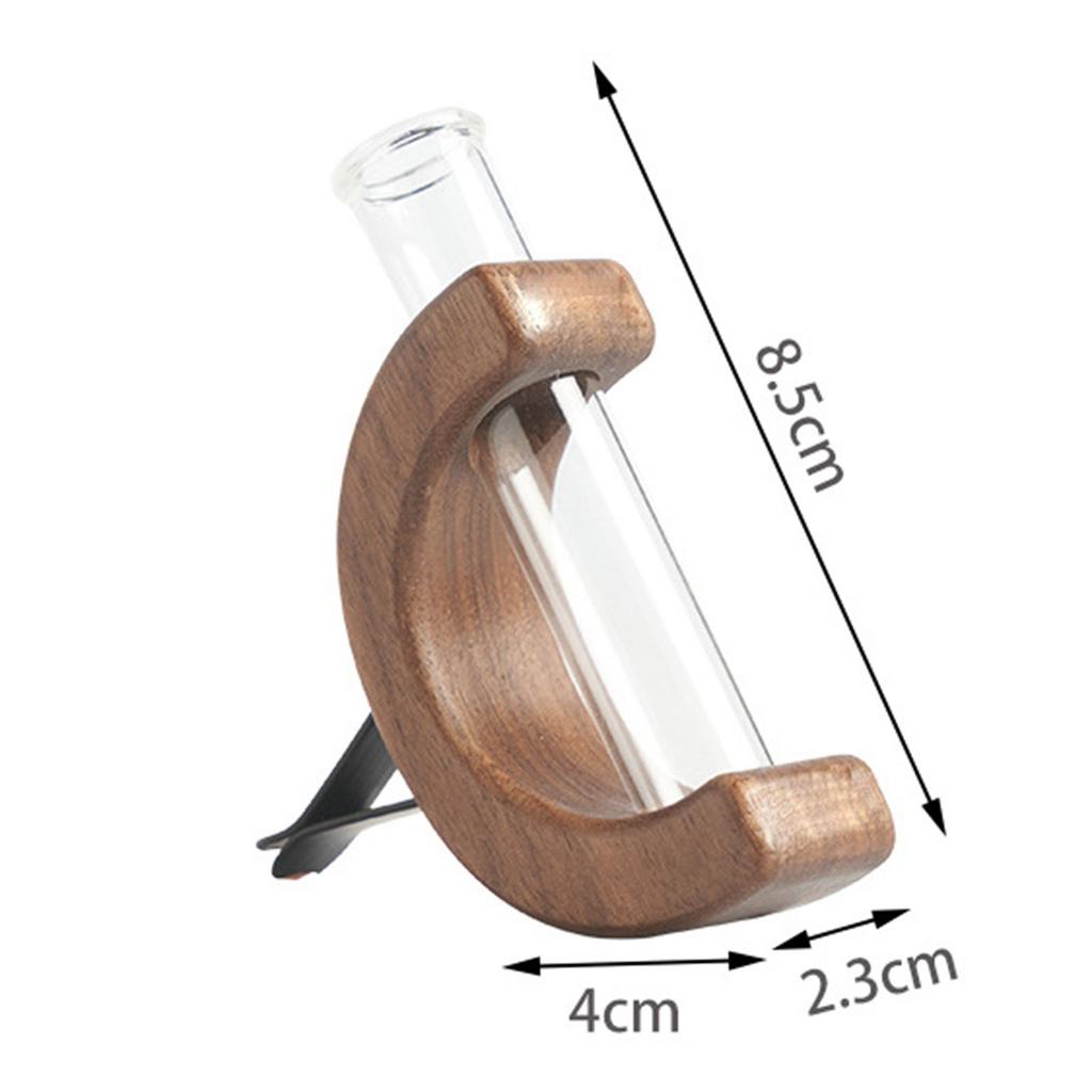 Ваза для цветов из цельного дерева, креативное устройство для оформления цветочной композиции на центральной консоли, держатель для цветов своими руками, автомобильные аксессуары