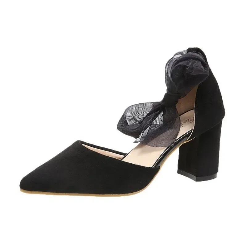 Женские туфли на шнуровке, женские туфли на высоком каблуке, модные туфли на каблуке, туфли-лодочки для женщин, новые туфли на каблуке с острым носком для женщин, Zapatos