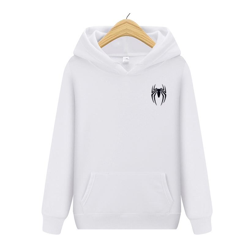 Весенне-осенняя женская толстовка с принтом паука, повседневный пуловер большого размера, популярная толстовка, трендовая одежда унисекс