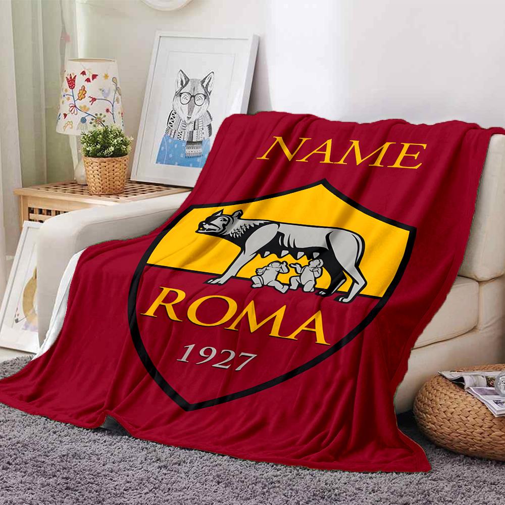 Custom Name Manchester City Crest blanket for Couch & Bed, Plush Cozy Fuzzy Blanket Super Soft & Warm Blankets for Fall and Winter. 0908266