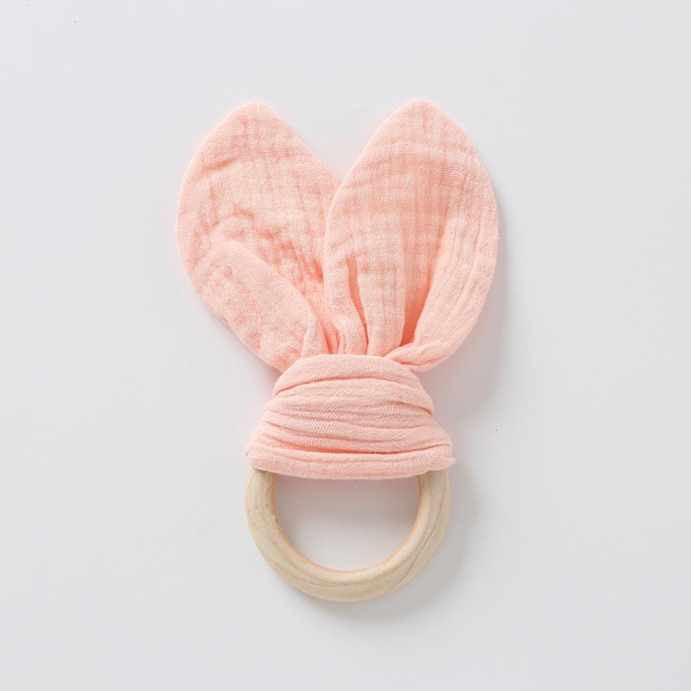 Мягкая детская деревянная игрушка для захвата рукой, натуральная деревянная игрушка для жевания и успокоения, прорезыватель для новорожденных, сон