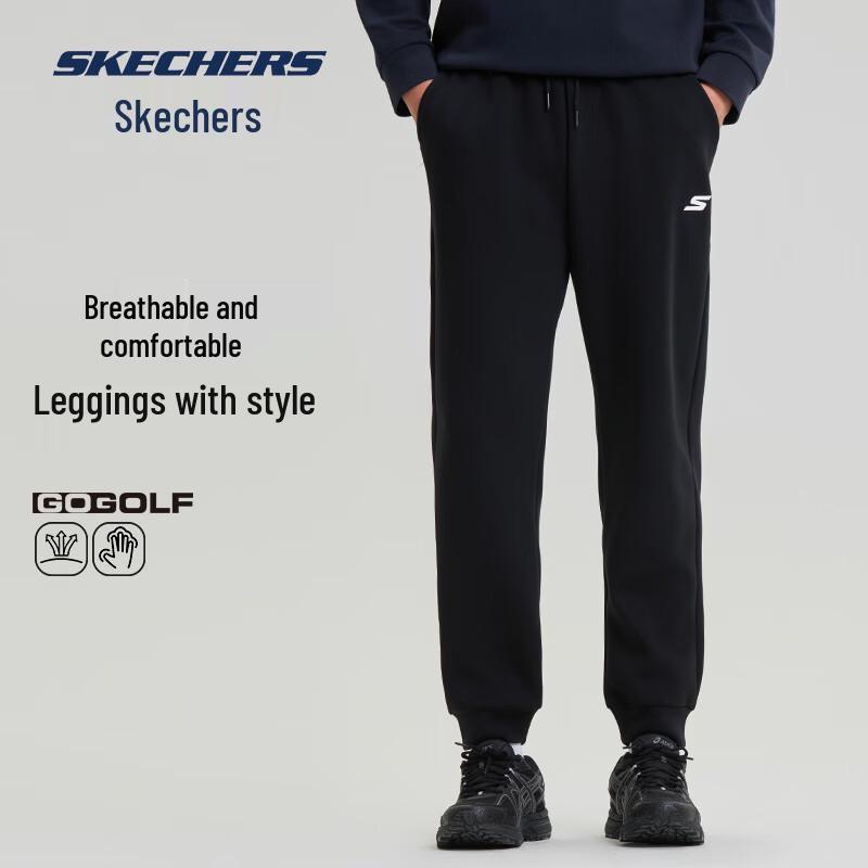 Skechers Мужские зауженные повседневные трикотажные брюки