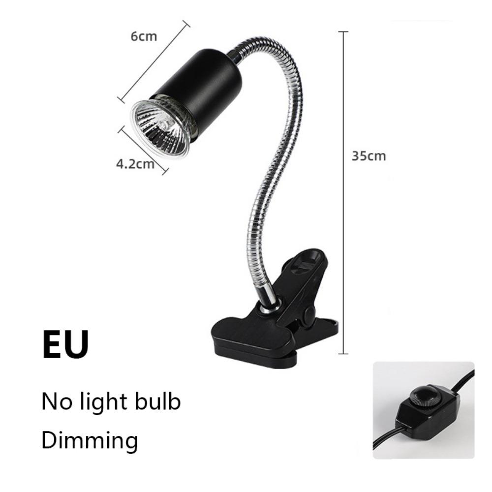 Вращающийся на 360 градусов нагревательный светильник для рептилий UVA+UVB-лампа с зажимом, держатель лампы с зажимом для черепах