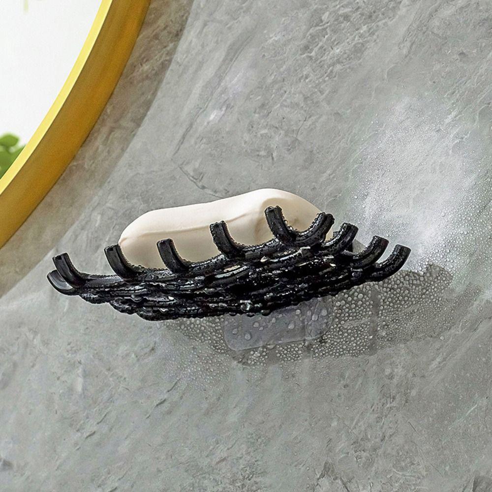 Fashion Soap Box Durable Storage Rack New Soap Dish Bathroom Kitchen Sink Organizer