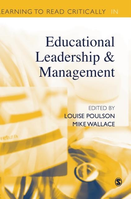 The Learning To Read Critically In Educational Leadership and Management Book