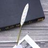 Wedding Decor Novelty Stationery Black Signature Feather Pen Ballpoint Pens Writing Tool