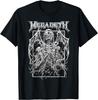 Megadeth Винтажная футболка с принтом Генерала Вика Короткий рукав Классика Горячий продукт Y2k Высококлассный Люкс Высокое качество Унисекс Оверсайз Мягкий