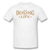 Футболка с принтом «Нет бокса, нет жизни» Креативная, смешная, саркастическая, мужская, женская, базовая, винтажная, с круглым вырезом, унисекс, уличная, мужская одежда