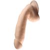 Large Simulated Dildo 277g 19*4.3cm Female Masturbator Super Soft Flesh Suction Cup Manual Liquid Silicone