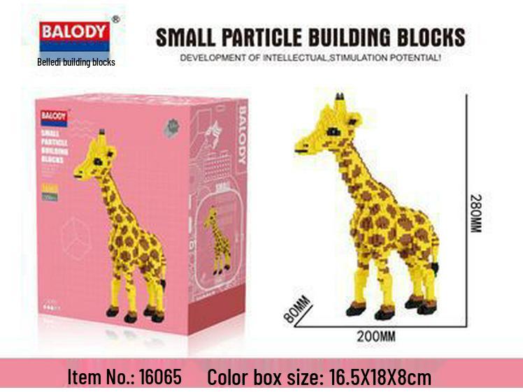 BeleDi Micro Building Blocks: Educational Pet Model Toy for Kids