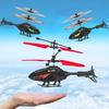 Flying Helicopter Induction Helicopter Watch Wrist Mini RC Plane  Children Gift