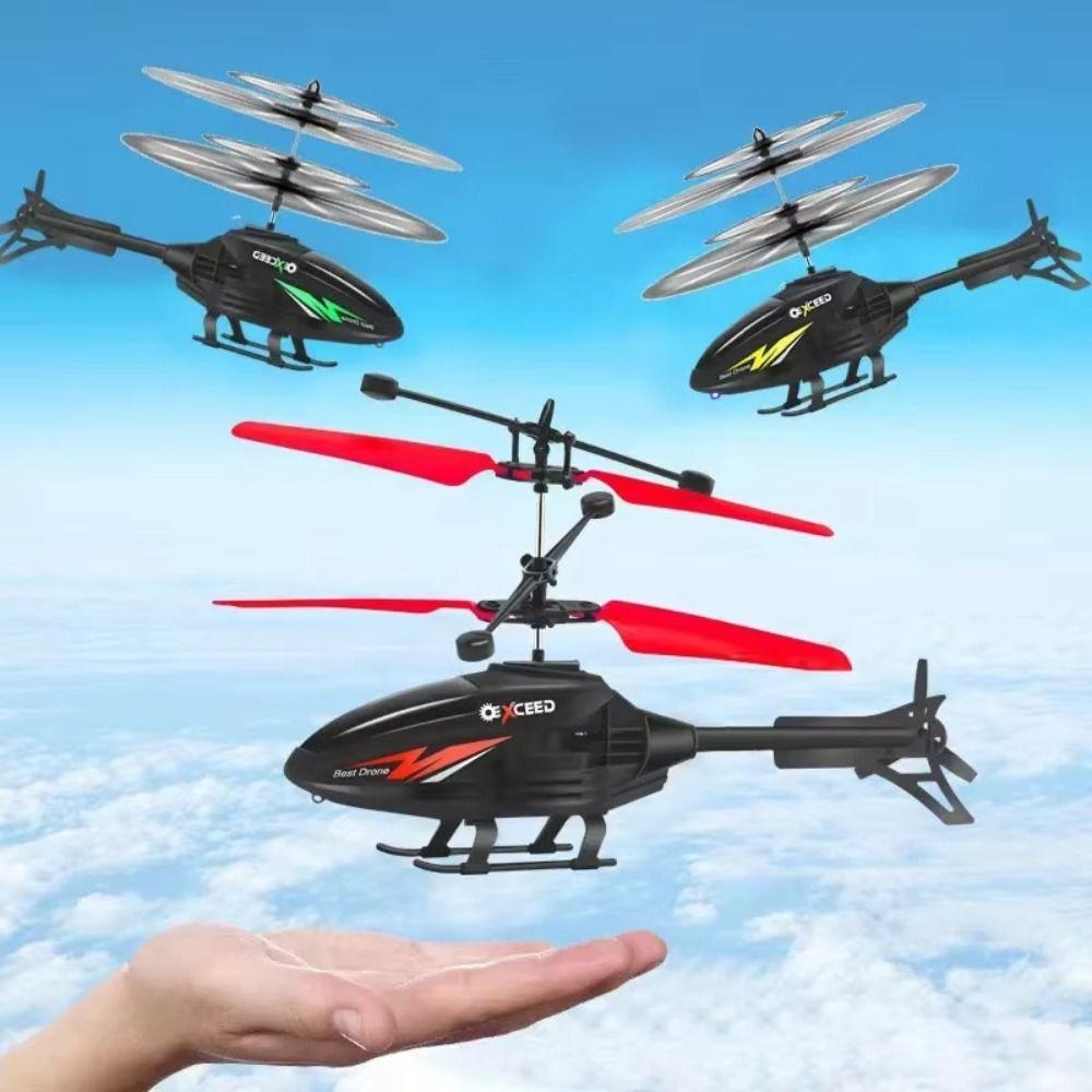 Flying Helicopter Induction Helicopter Watch Wrist Mini RC Plane  Children Gift