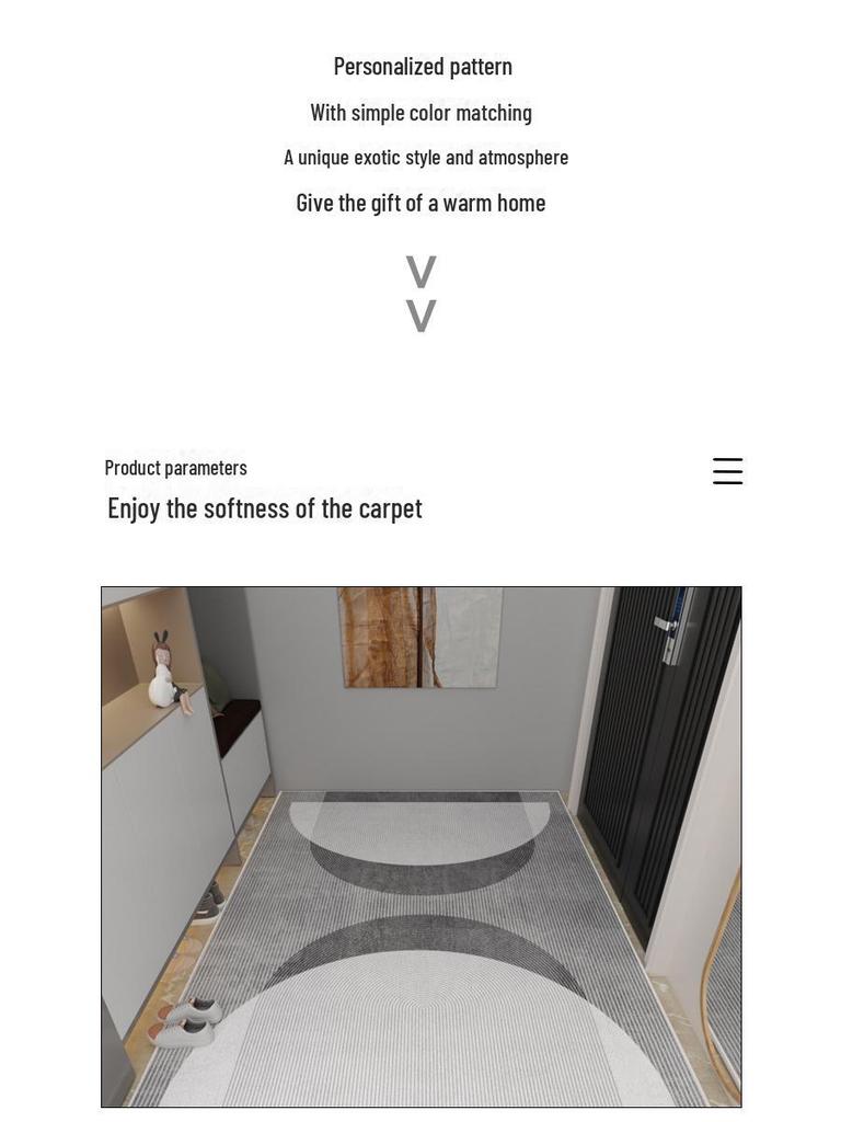 Роскошный нескользящий коврик для входной двери: Настраиваемый петлевой ворсовый ковер для крыльца дома.