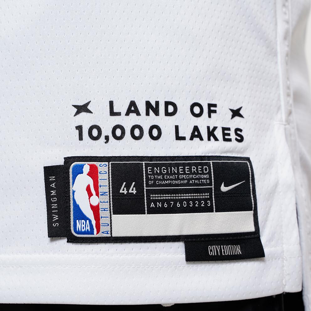 Nike Баскетбольная майка Edwards Timberwolves 24-25 City Edition SW, унисекс, белая FQ4350-100