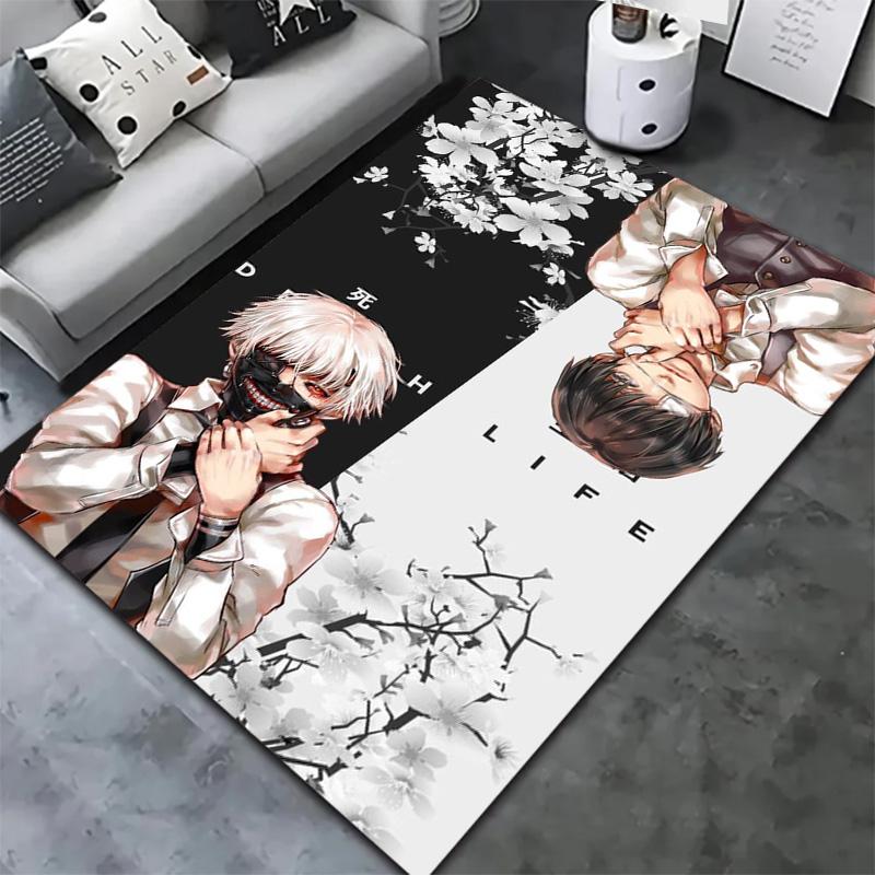 Tokyo Ghoul Carpet Rug For Living Room Bedroom Home Sofa Decoration Kids Play Nonslip Floor Mat