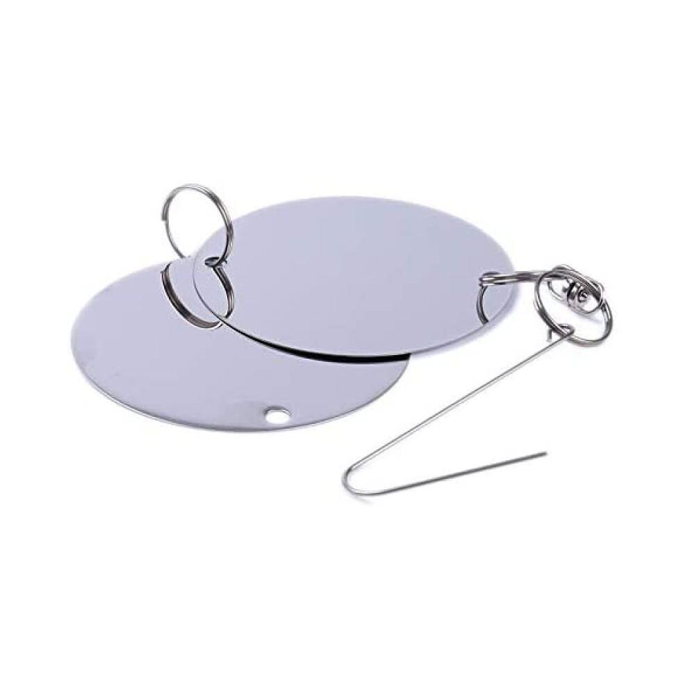 Disques réfléchissants, épouvantail à oiseaux en acier inoxydable avec réflecteurs double face pour une protection efficace, girouettes pour la