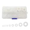 500Pc Boxed Plastic Nylon Flat Washer Plain Spacer Insulation Gasket Ring Assortment Kit Set M2 M2.5 M3 M4 M5 M6 M8 M10