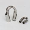 304 Stainless Steel Tubular Thimble with Protective Sleeve for Wire Rope Accessories