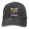 Pilot Dad But Cooler Retro Sunset Pilot Dad Baseball Cap Men Cowboy Hats Women Visor Protection Snapback Airplane Lover Caps
