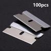 100 Pack Single Edge Razor Blades, 100 Blades, Utility Knife, Heavy Duty One Edge Razor