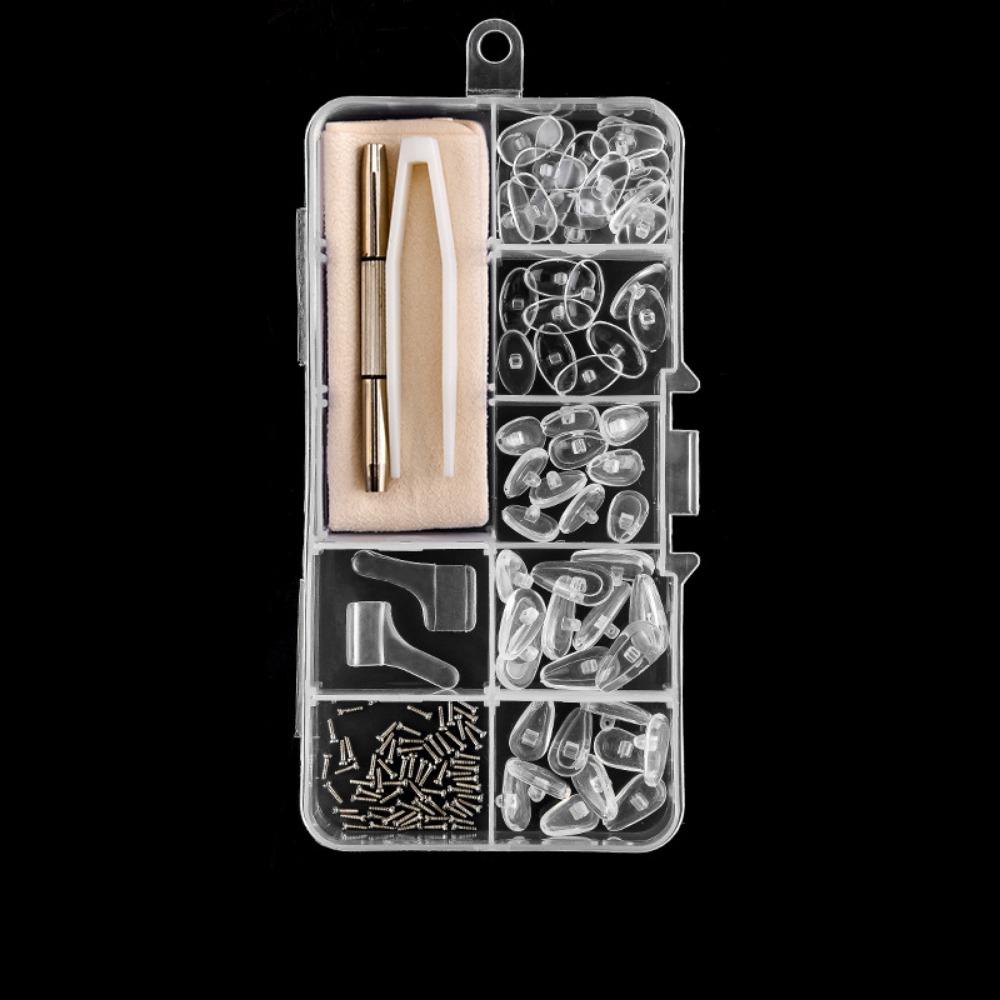 Antiskid Precision Screw Sets Silicone Glasses Repair Tools Eyeglass Repair Kit  Repair Accessories