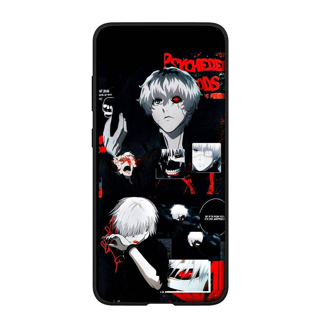 Чехол для телефона Samsung Galaxy S25 S24 S23 iPhone 16 15 Xiaomi Redmi Note 14 13 12 16E X 11 Pro Max 14C OPPO Moto Huawei Cartoon Tokyo Ghoul Cute Cover