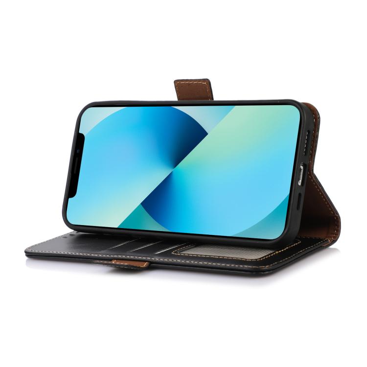 For Honor 600 Global Crazy Horse Top Layer Cowhide Leather Phone Case