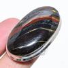 Подарочное кольцо из серебра 925 пробы с натуральным тигровым глазом, размер 9 J6U83