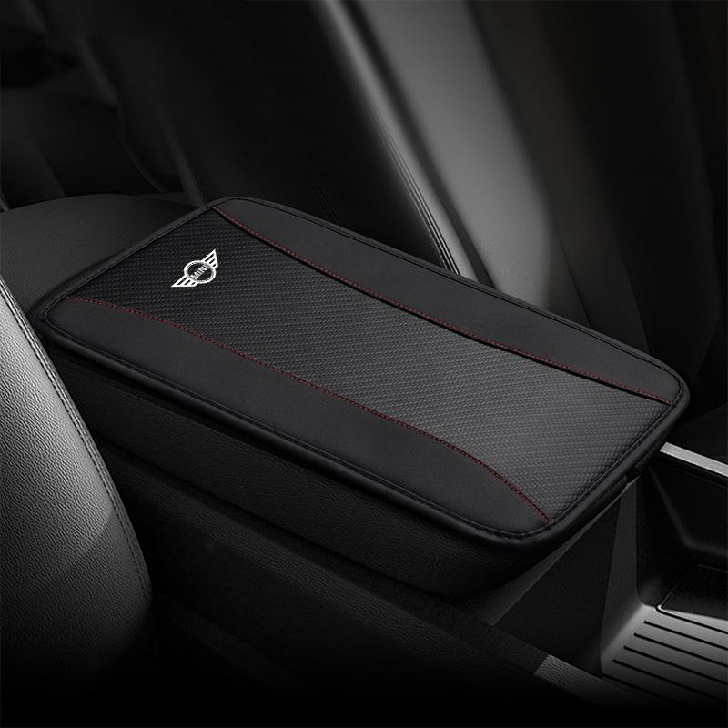 For BMW Mini Cooper Countryman R50 R53 R56 R60 F55 F56 F57 Clubman JCW Car Armrest Box Arm Rest Box Pad Center Console Cover Mat e9
