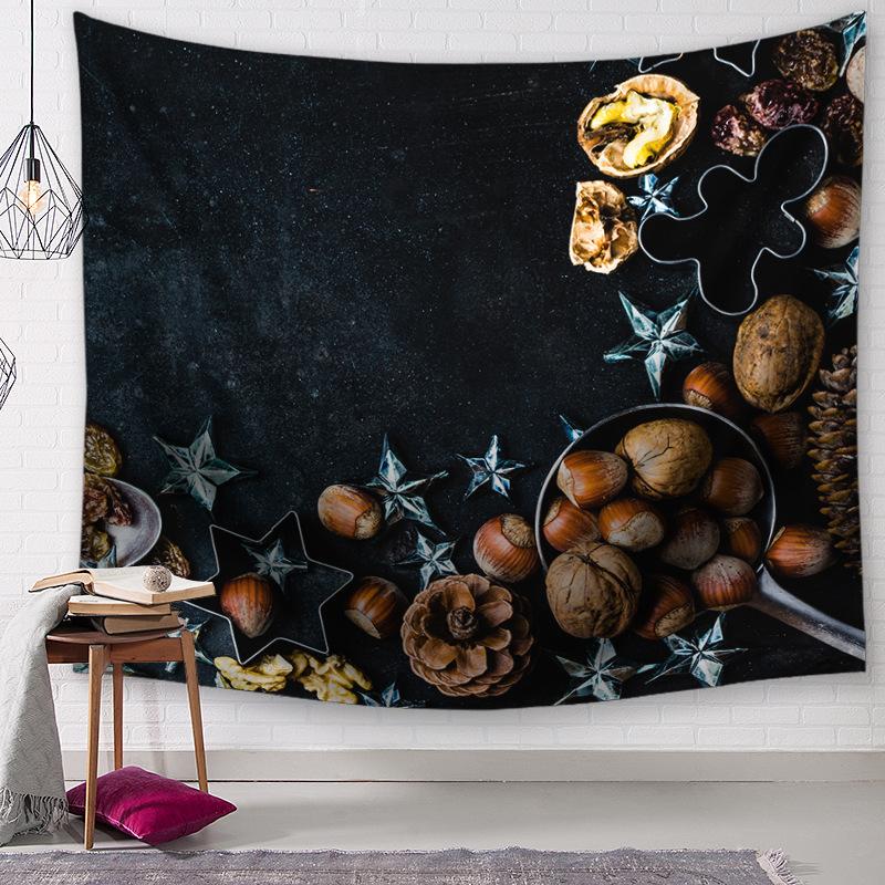 Рождественский гобелен в европейской и американской рождественской серии, гобелен для гостиной, спальни, скатерть