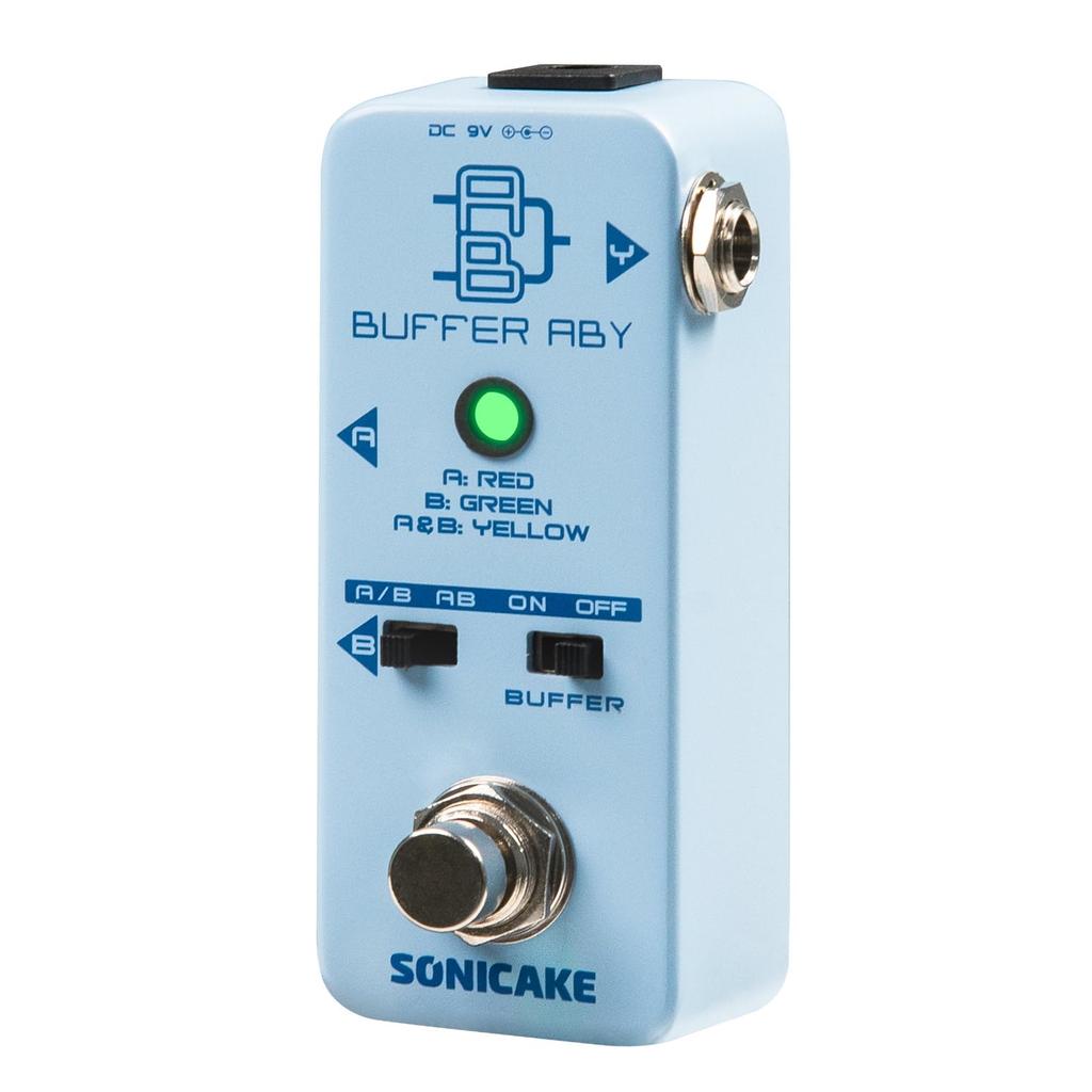 SONICAKE Line Selector Guitar Effector Pedal Buffer ABY