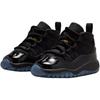 Jordan Air Jordan 11 High top Toddler Shoes Black/Gamma Blue Infant And Toddler 378040-047