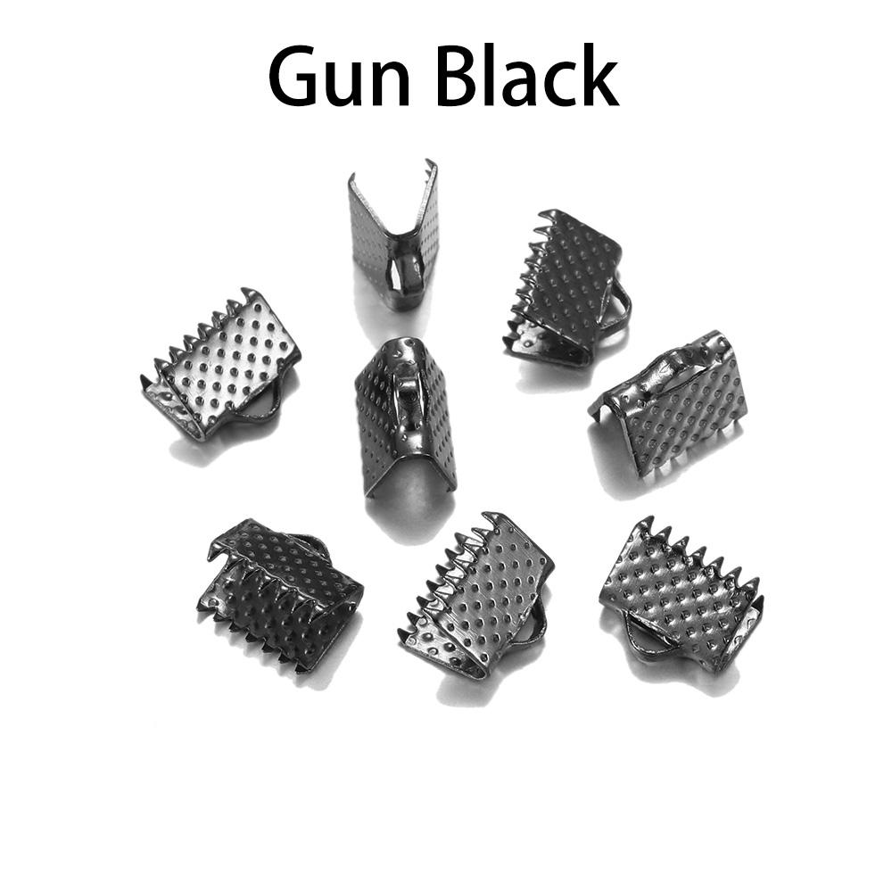 Набор из 50 металлических зажимов-уголков для изготовления ювелирных изделий - Золотистые, серебристые и смешанные покрытия