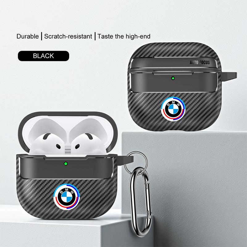 YGIE8 Бизнес-чехлы для наушников из углеродного волокна с брелоком Для Airpods 1/2/3 AirPods pro AirPods pro 2 AirPods 3 pro Для BMW Performance