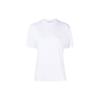 FW22 Letter Logo Twill Print Crew Neck Short Sleeve T-Shirt Regular Fit Women Tops White OWAA049C99JER0010101
