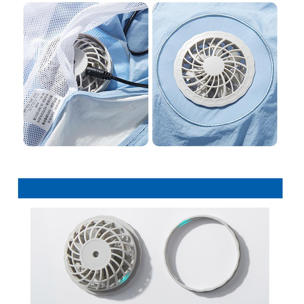 Летний светоотражающий жилет для работы на открытом воздухе с вентилятором и тепловым ударом