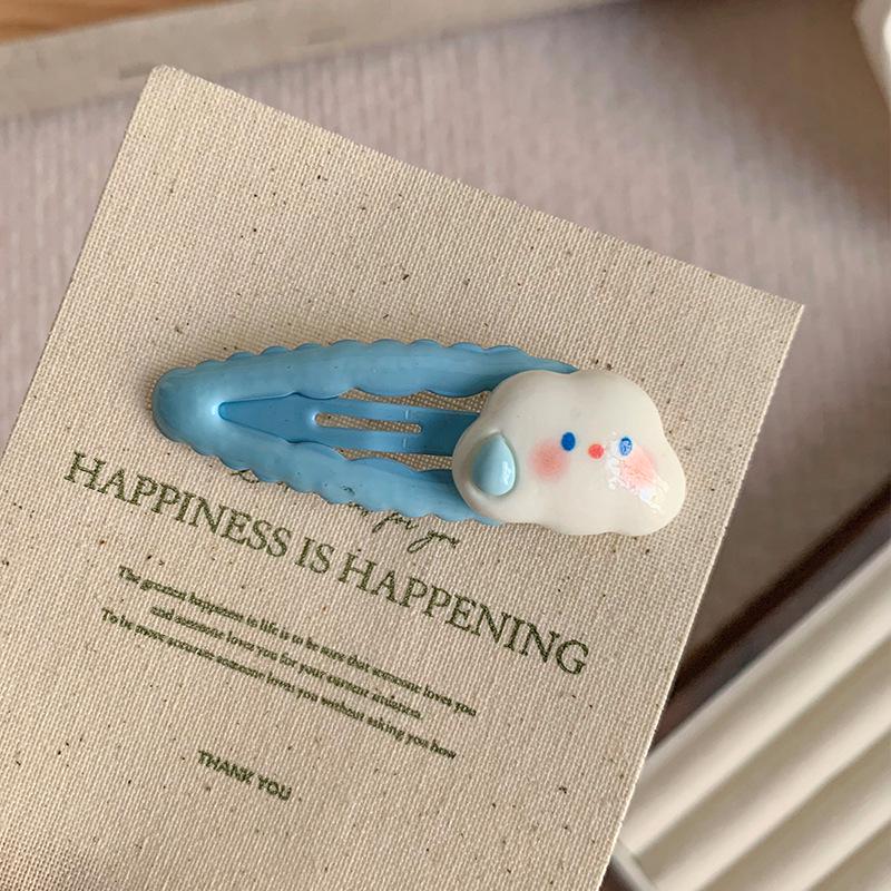 Очаровательный набор мультяшных заколок для волос: Сладкие и Крутые Универсальные Челки и Боковые Заколки для Девочек