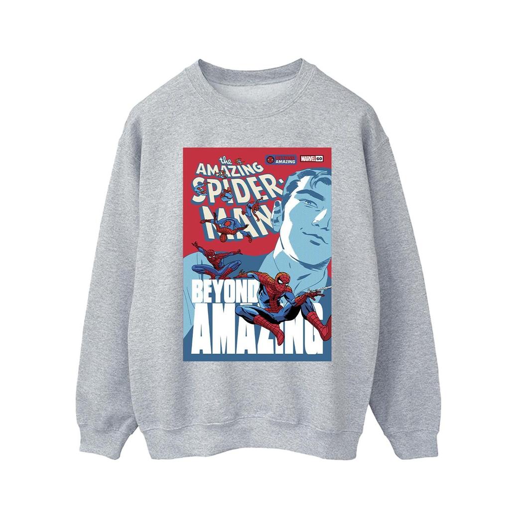 Marvel Mens Spider-Man Beyond Amazing Cover Sweatshirt