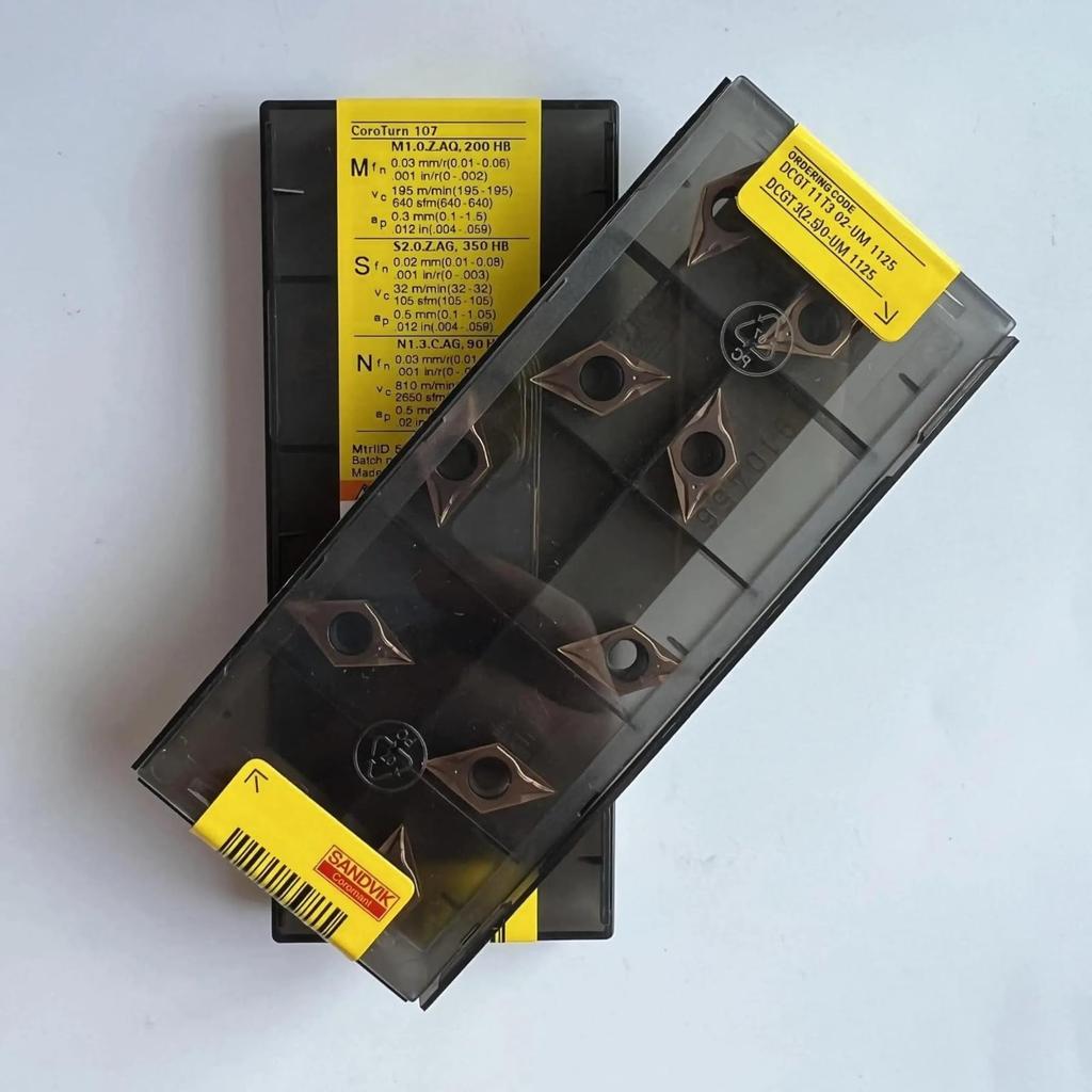 Original Sandvik / DCGT11T302-UM 1125 /Carbide CNC Blade 10 PCS