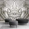 3d Embossed Murals Beauty Sculpture Modern Fashion 3d Tv Background Wall Murals Restaurant Wall Paper