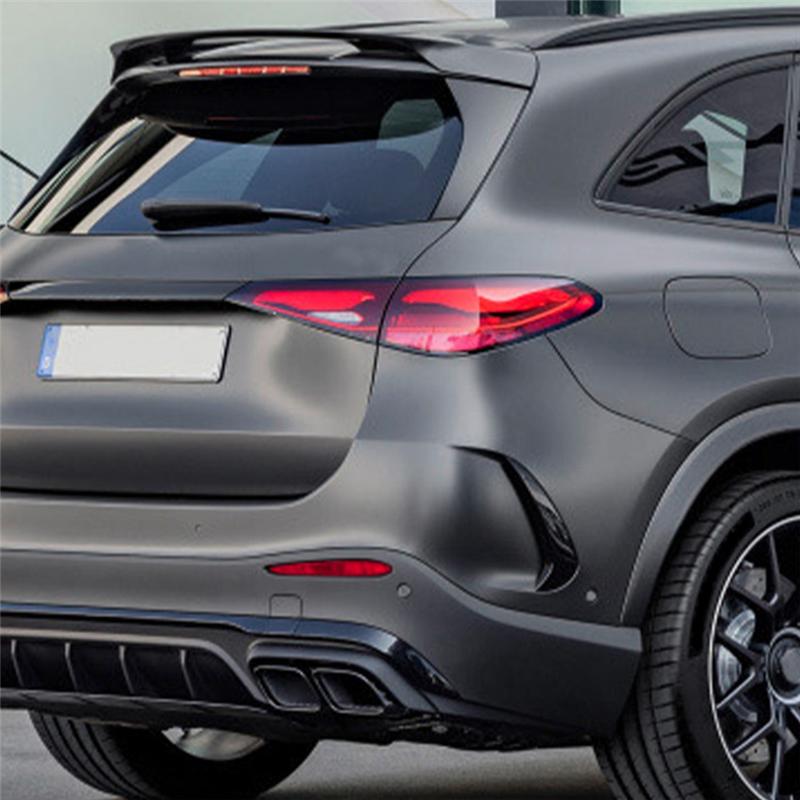 For Mercedes Benz GLC Class X254 AMG Line 2024 Rear Bumper Trim Lip Spoiler Fender Canards F Parts , Black