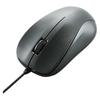 Elecom Mouse Wired M Size 3 Button USB Optical Black ROHS Directive Compliant M-K6URBK/RS