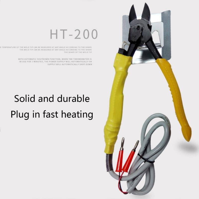 HT200/HT180 Электрические термоножницы Термокусачки Бокорезы Диагональные плоскогубцы Инструмент с блоком питания