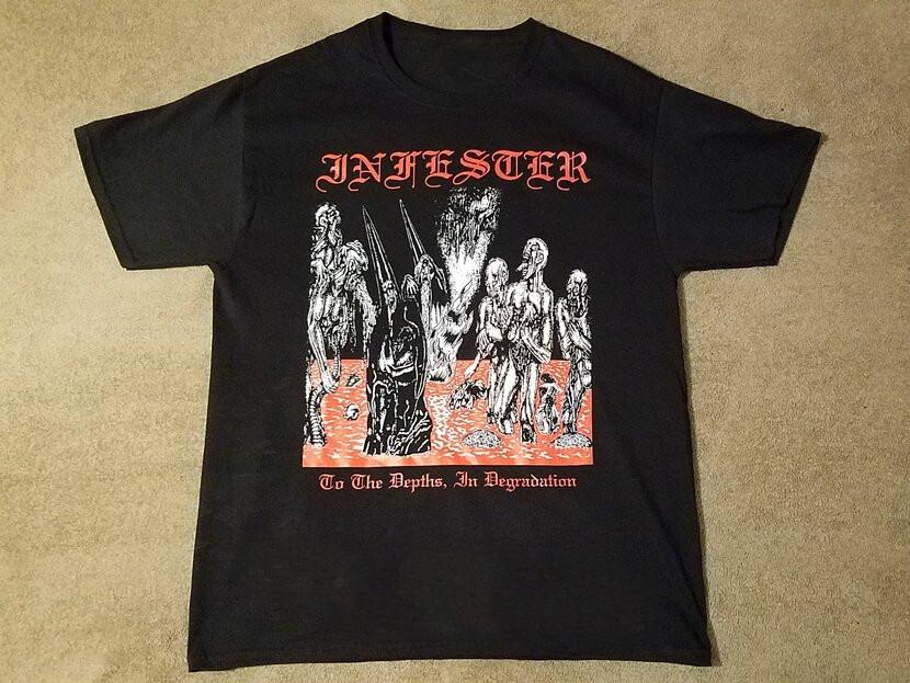 Infester Band To The Depth In Degradation T Shirt Full Size S-5XL K823 Unisex T-Shirt