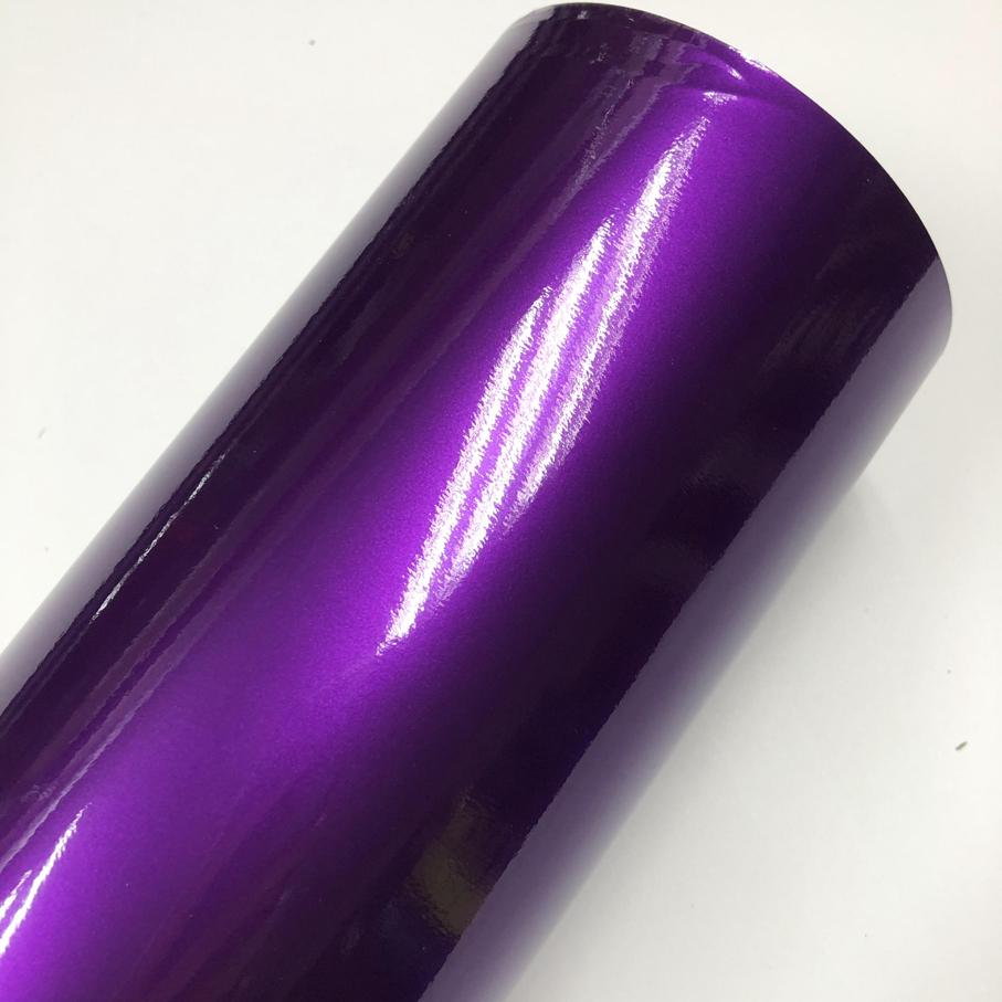 Глянцевая металлическая виниловая пленка из бронзы, конфетная глянцевая серая автомобильная пленка, наклейка с воздушным пузырем, оберточное покрытие для авто мотоцикла