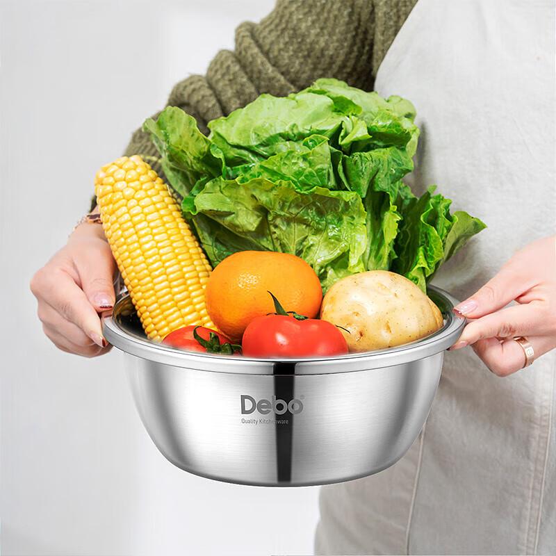 Debo Laurent Stainless Steel Mixing Bowl Set (2-Piece)