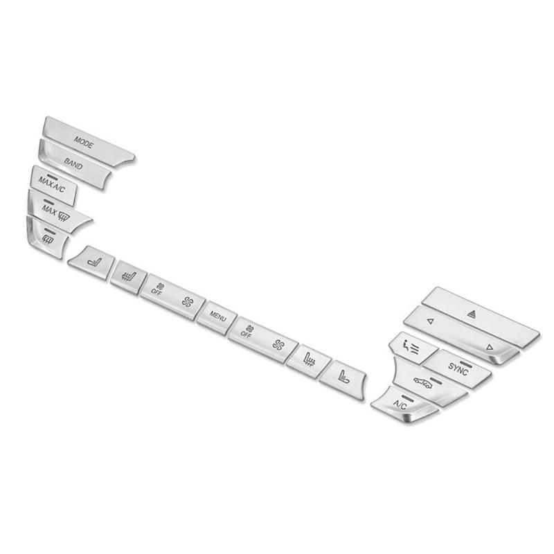 Салон автомобиля Центральное управление Кондиционер CD Панель Кнопка Замена крышки наклейки Автоаксессуары для BMW G30