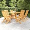 Day and Night - Day and Night Garden Dining Set 7 Pieces Solid Teak Wood