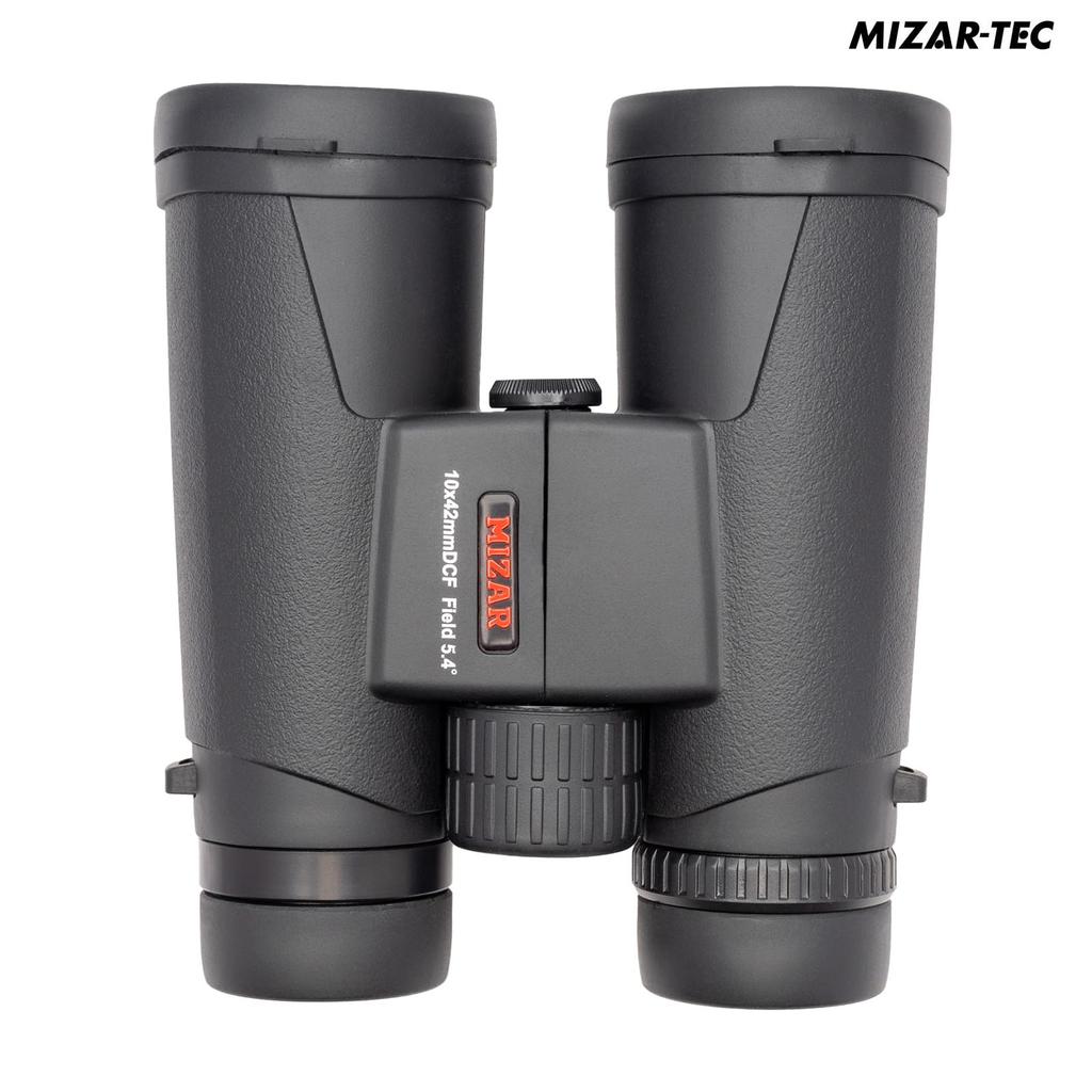 MIZAR-TEC Binoculars, 10x Magnification, Large Aperture, Bright, for Live Performances, Sports, Bird Watching, Black, Soft Case Included, BK-1042D