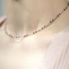 HARANG HR 50N_Pearl Point Garnet Labradorite Beads Necklace
